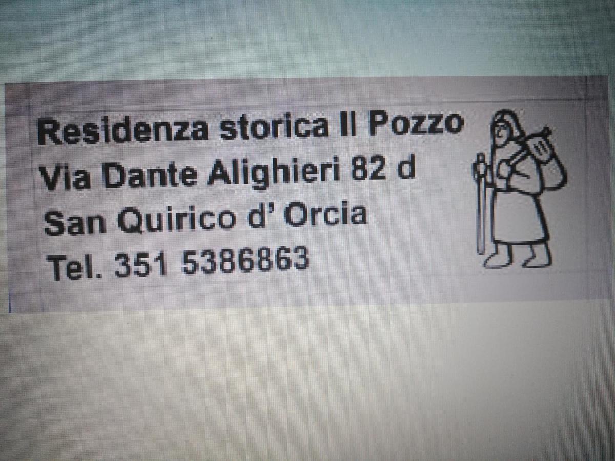 Apartamento Residenza Storica Il Pozzo San Quirico dʼOrcia Exterior foto